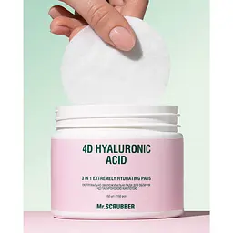 Екстремально зволожувальні пади для обличчя Mr.Scrubber 4D Hyaluronic Acid 150 шт. - мініатюра 2