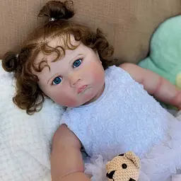 Силіконова колекційна лялька реборн reborn дівчина пупс пеппа Reborn Dolls det0018825 - мініатюра 2