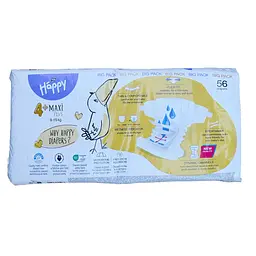 Підгузки Bella Baby Happy Soft Delicate 4+ Maxi Plus (9 - 15 кг), 56 шт - мініатюра 2