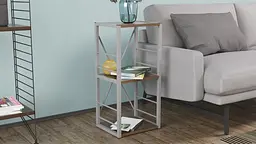 Етажерка 3/34 Ferrum-decor Серії Коннект 73x34x28 сірий ДСП Дуб Сонома 16мм (FRD-104304) - мініатюра 3