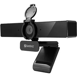 Веб-камера Sandberg 4K Webcam USB-A/USB-C connection, ENC, Remote control - мініатюра 2