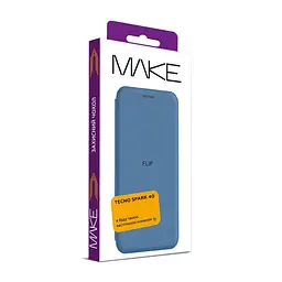 Чохол-книжка MAKE Tecno Spark 40 Flip Mirage Blue - мініатюра 2