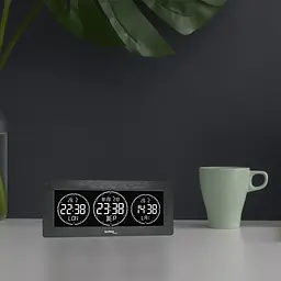 Годинник настільний Technoline WT458 Black (WT458), Чорний - мініатюра 7