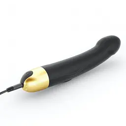 Вібратор Dorcel Real Vibration M Gold 2.0, діаметр 3,7см, перезаряджається, для точки G - мініатюра 2