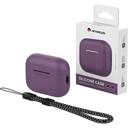 Чохол AhaStyle Colorful Silicone Case для AirPods Pro 2 Dark Purple [CP-187-2-C-DP] [133835] - мініатюра 4