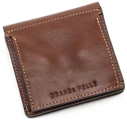 Чоловічий шкіряний гаманець GRANDE PELLE 11,5х11,5х3 см acs0024457 - мініатюра 3