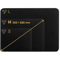 Килимок для мишки YENKEE YPM 35 Speed Top M Black (45015887) - мініатюра 3