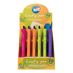 Ручка кулькова Lucky Pen, автоматична, 36 шт., 411967