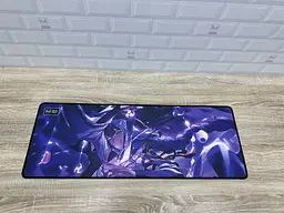 Великий килимок для мишки WorkPlaceShop Anime Genshin Impact Сьогун Райден 900 x 400 мм