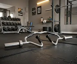 Гриф олімпійський Bi-Tri-Trap York Fitness 86см (50мм) з гумовими рукоятками - мініатюра 2