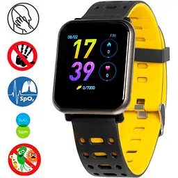 Смарт-годинник Smart Watch Gelius Pro GP-CP11 (AMAZWATCH) Black/Yellow - мініатюра 2