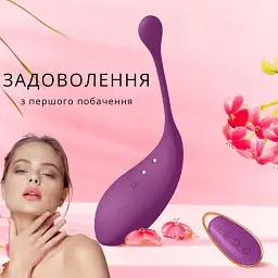 Віброяйце I’MCUM LoveDrop Motion з пультом Фіолетове (IM-KTD241) - мініатюра 5