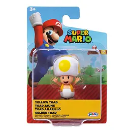 Ігрова фігурка Super Mario Жовтий Тоад, з артикуляцією, 6 см (41291i-GEN) - мініатюра 4