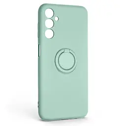 Силиконовый чехол для Samsung Galaxy M14 5G (M146), Icon Ring, зеленый, панель-накладка, с кольцом-подставкой на 360°, противоударный, возможность использования магнитных держателей, ArmorStandart (ARM68784)