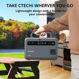 Зарядна станція CTECHi GT600 Portable Power Station 600W 384Wh - мініатюра 7