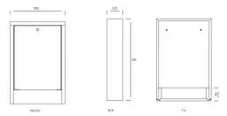 Шафа для колектора зовнішня IFRATHERM SN-0 385-580-120 мм 30412 - мініатюра 5