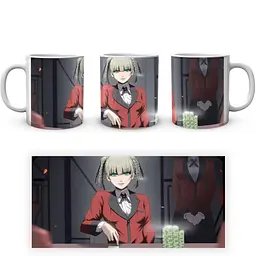 Кухоль GeekLand Шалений азарт Kakegurui Кірарі Момобамі KI.02.17 330 мл білий - мініатюра 4