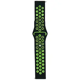 Ремінець Nike Sport 20 mm Watch Active/Galaxy S4 42 mm/Gear S2/Xiaomi Amazfit Чорний/Volt