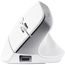 Мишка Trust Bayo+ Ergonomic Wireless/Bluetooth White (25399) - мініатюра 6