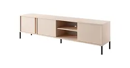 Тумба під телевізор Perfect Home Даст / Dast 3-дверна 3D/203 Беж (PFH-091010) - мініатюра 7