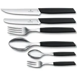 Кухонний ніж Victorinox Swiss Modern TomatoSausage 11см Black (6.9003.11W) - мініатюра 3