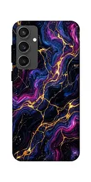 TPU чохол Demsky Purple space marble для Samsung Galaxy S24 FE
