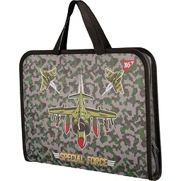 Папка-портфель Yes FC Military на блискавці з тканинними ручками (492243) - мініатюра 2