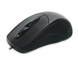 Миша REAL-EL RM-207, чорний, USB, оптична, 1000 dpi, 3 кнопки, 1,2 м