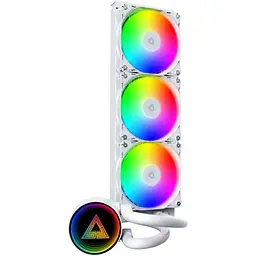 Система водяного охолодження MONTECH LightFlow ARGB 360 White [151291] - мініатюра 3