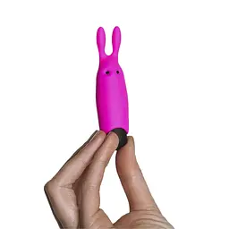 Віброкуля Adrien Lastic Pocket Vibe Rabbit Pink зі стимулювальними вушками - мініатюра 4