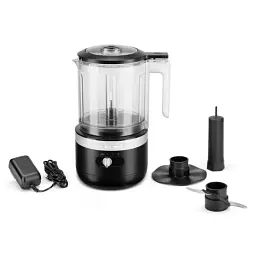 Кухонний мінікомбайн KitchenAid 5KFCB519EBM бездротовий матовий чорний - мініатюра 2