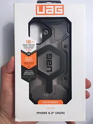 Оригінальний протиударний чохол UAG Pathfinder MagSafe для iPhone 17 Clear Ash 114553113140 - мініатюра 2