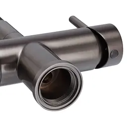 Змішувач для кухні на дві води Koer KB-72002-07 KR5003 Графіт - мініатюра 6