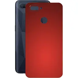 Захисна плівка StatusSKIN для Oppo A12s Корпус Вініл червона матова