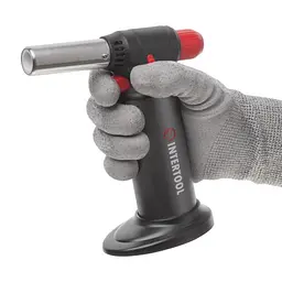 Пальник газовий заправний, п'єзорозиг, 1100 °C, INTERTOOL GB-0009 - мініатюра 7