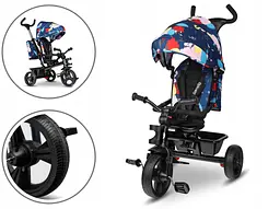 Велосипед триколісний Lionelo Haari Blue - мініатюра 2