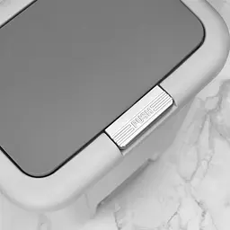 Відро для сміття MBM My Home з кришкою та педаллю 18 л сіре (BIN-03 18L GRAY) - мініатюра 10