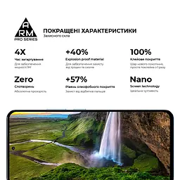 Захисне скло на Realme 13 4G з олеофобним покриттям, Pro, повне проклеювання, антистатичний і пиловідштовхуючий шар, 9H, самоклеючеся, 2.5D, на весь екран, антистатичний клей, ArmorStandart (ARM80503) - мініатюра 5