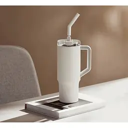 Термо-чашка MiJia Straw Mug (BHR9540GL) - мініатюра 6