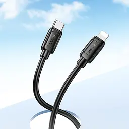 Дата кабель Hoco X115 Surpass Type-C to Lightning 27W (1m) Black - мініатюра 5