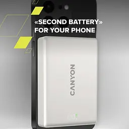 Павербанк Canyon Magnetic Gray 10 000 mAh / 20 Вт (CNS-CPB511G) - мініатюра 12