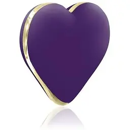 Вібратор-серце Rianne S: Heart Vibe Purple 10 режимів роботи медичний силікон - мініатюра 2