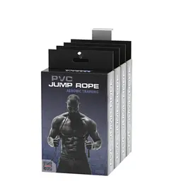 Скакалка York Fitness PVC Premium з пластиковими ручками - мініатюра 4