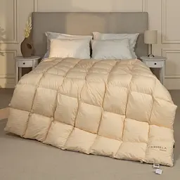 Ковдра пухова MirSon Carmela 032 полуторна 205x140 бежева (2200000003881) - мініатюра 2