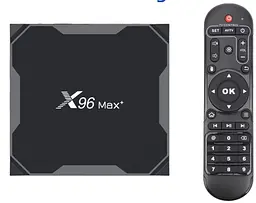Телевізійна приставка X96 Max Plus, Android 9.0, Amlogic S905X3, чотириядерний процесор, 4 ГБ ОЗП, 32 ГБ ОЗП, 64 ГБ, 2.4 ГБ