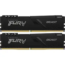 Модуль пам'яті DDR4 Kingston FURY Beast 2x32GB 3200MHz (KF432C16BBK2/64) [154338] - мініатюра 3