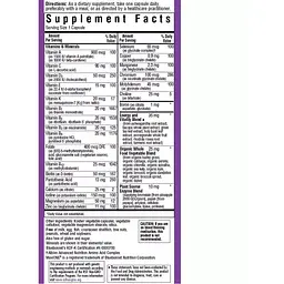 Мультивітаміни без заліза Bluebonnet Nutrition Maxi One Iron Free 30 вегетаріанських капсул - мініатюра 2