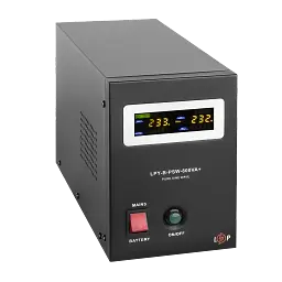ДБЖ з правильною синусоїдою 12V LPY-B-PSW-800VA+(560Вт) 5A/15A - мініатюра 3