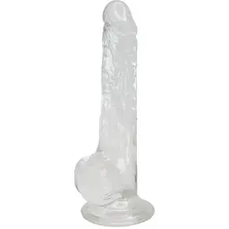 Прозорий фалоімітатор Alive Jelly Dildo Lusty