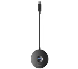 USB-хаб Baseus Airjoy round box HUB adapterType-C to USB3.0*1+USB2.0*3 10cm CAHUB-G01 Black - мініатюра 3